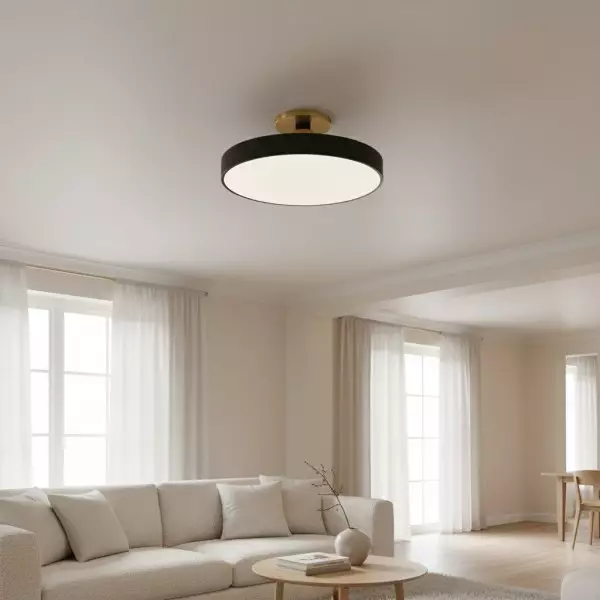 Ceilivon Ceiling Light Wide Diffuser Flush Mount Ceiling Light - Modern Style for Living Room KL2078