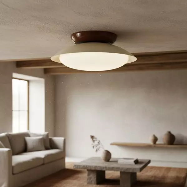Heliora Modern Dome Ceiling Light - Minimalist Retro Style for Living Spaces KL2098