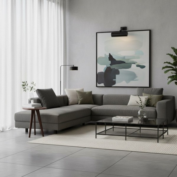 Modo Modern Wall Sconce - Angular Metal Arm Design Industrial Wall Lamp KL2168