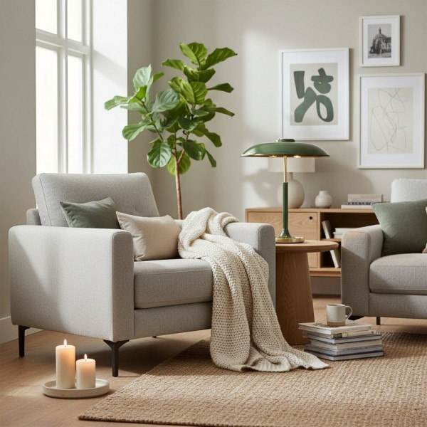 Nera Table Lamp - Contemporary Designer Table Lamp with Clean Lines for Home Office KL2177