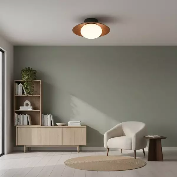 Oribela Ceiling Light Sculptural Globe Aesthetic with Soft Ambient Glow for Kitchen and Lounge KL2069