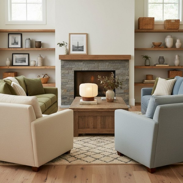 Tivo Japanese Ribbed Lampshade Compact Table Lamp - A minimalist paper lantern design with wood base KL2173