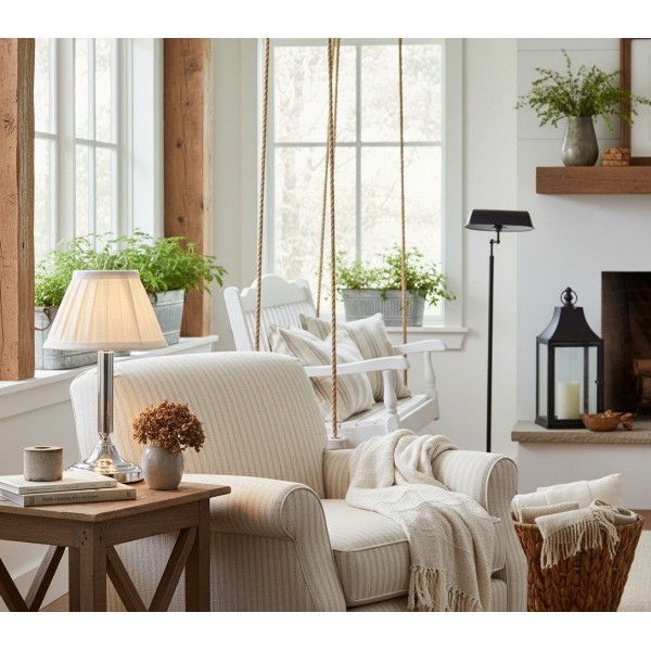 Trova Wireless Table Lamp with Sculptural Silhouette - Modern Portable Lighting for Living Rooms and Bedrooms KL2181