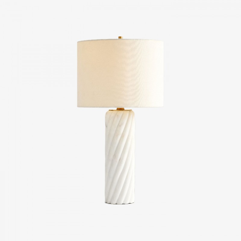 Albi Sculpture Marble Table Lamp -...
