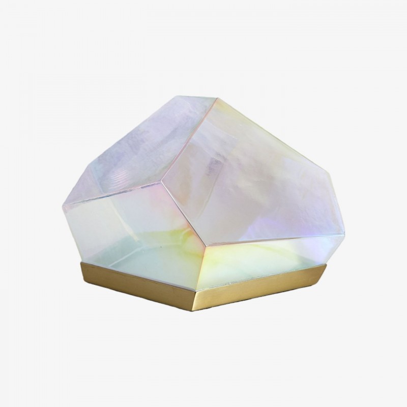 Nera glazen edelsteen tafellamp -...