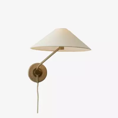 Lampe à abat-jour conique...