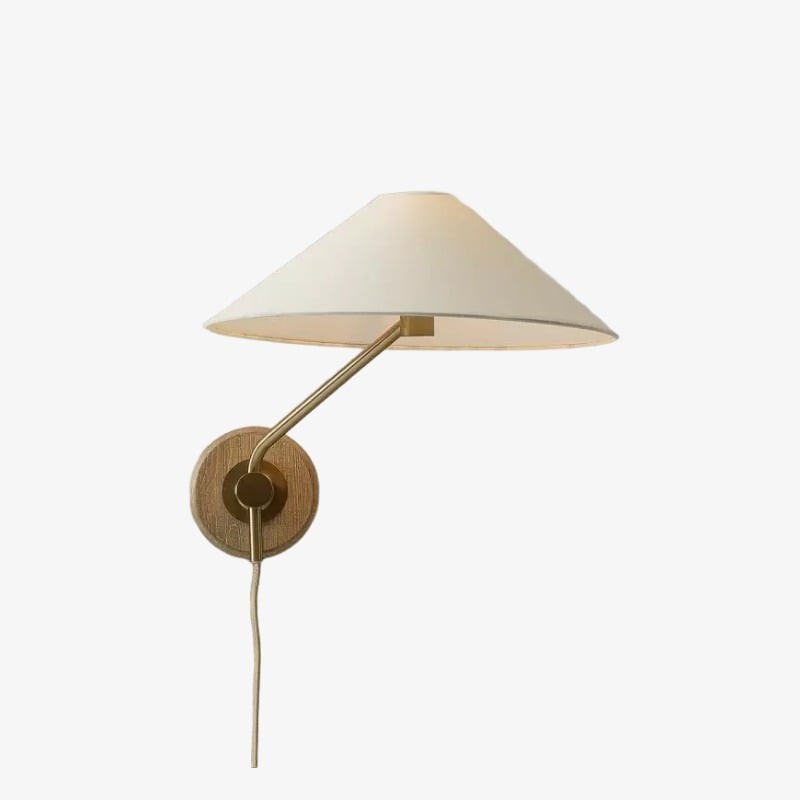 Lampe à abat-jour conique pivotant...