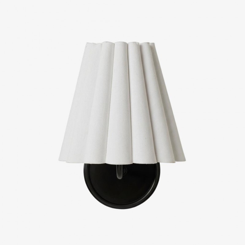 Ruffmeto stoffen wandlamp - met...