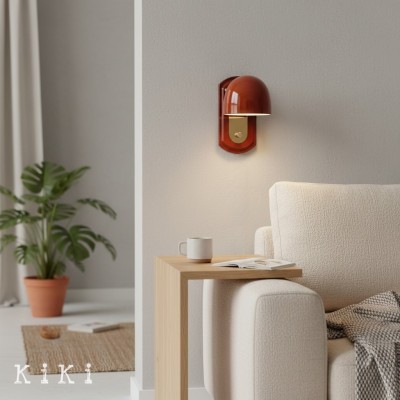 Applique Murale Or et Rouge... 2