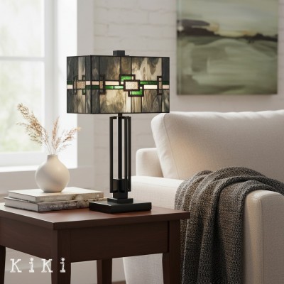 Lámpara de mesa rectangular... 2