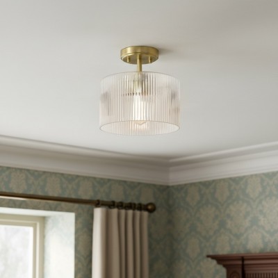 Rivora Ribbed Glass Semi... 2