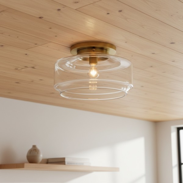 Ulavione Elegant Style Flush Mount Ceiling Fixture with Classic Form for Interior Spaces KL2213