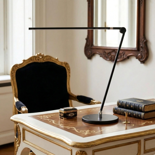 Baluxis Minimalist Desk Lamp - Streamlined Linear Form LED Table Light for Workspace KL2287