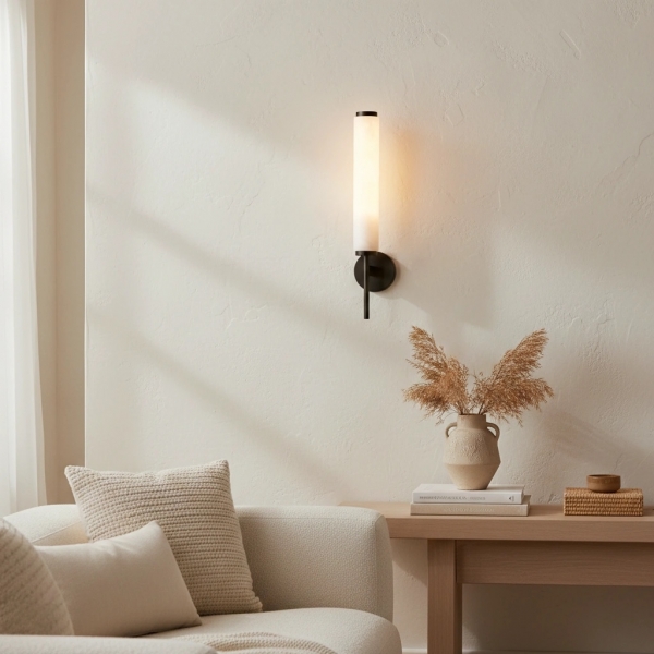 Solaryx Modern Alabaster Wall Sconce - Sculptural Living Room Mounted Light KL2286