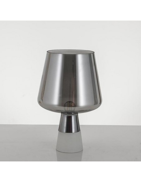 Lampe de table en verre Leimu