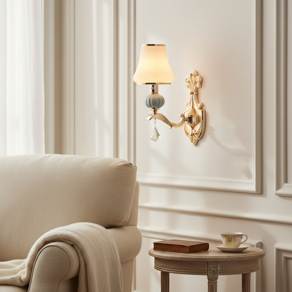 Sylvion Artistic Minimalist Wall Lamp - Sculptural Bedroom and Restaurant Wall Sconce Lighting KL2281