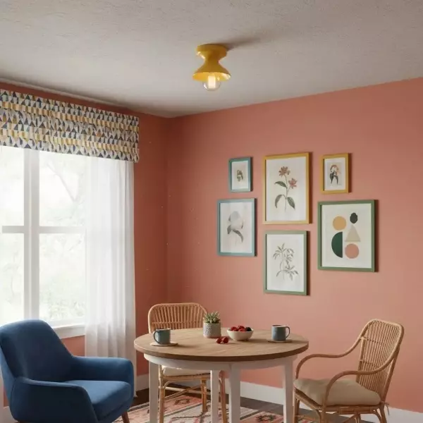 Dravin Ceramic Ceiling Light - Vibrant Color Palette Modern Indoor Fixture for Living Room and Hallway