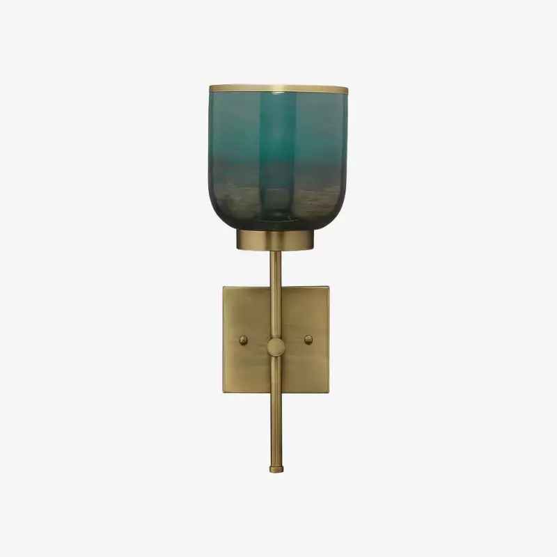 Helvo Ombre glazen wandlamp - Slanke...