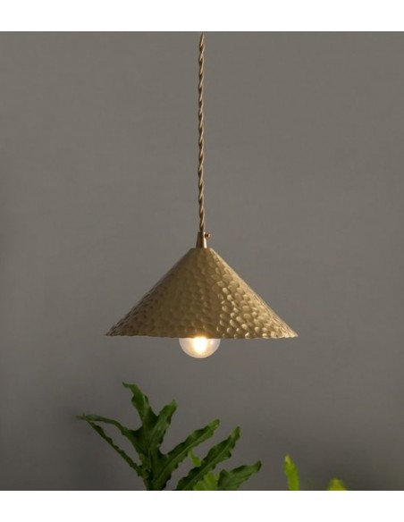 Hammered Copper Pendant Light