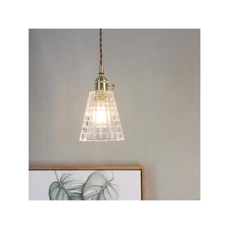 Série de suspensions en verre clair Série de suspensions en verre clair