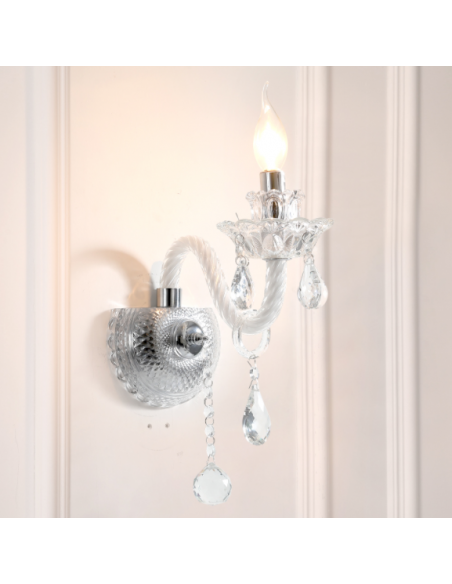 Applique murale en cristal chandelier