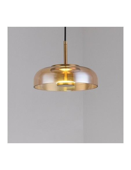 Classic glass pendant lamp