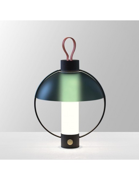 Lampe de table portative d'art