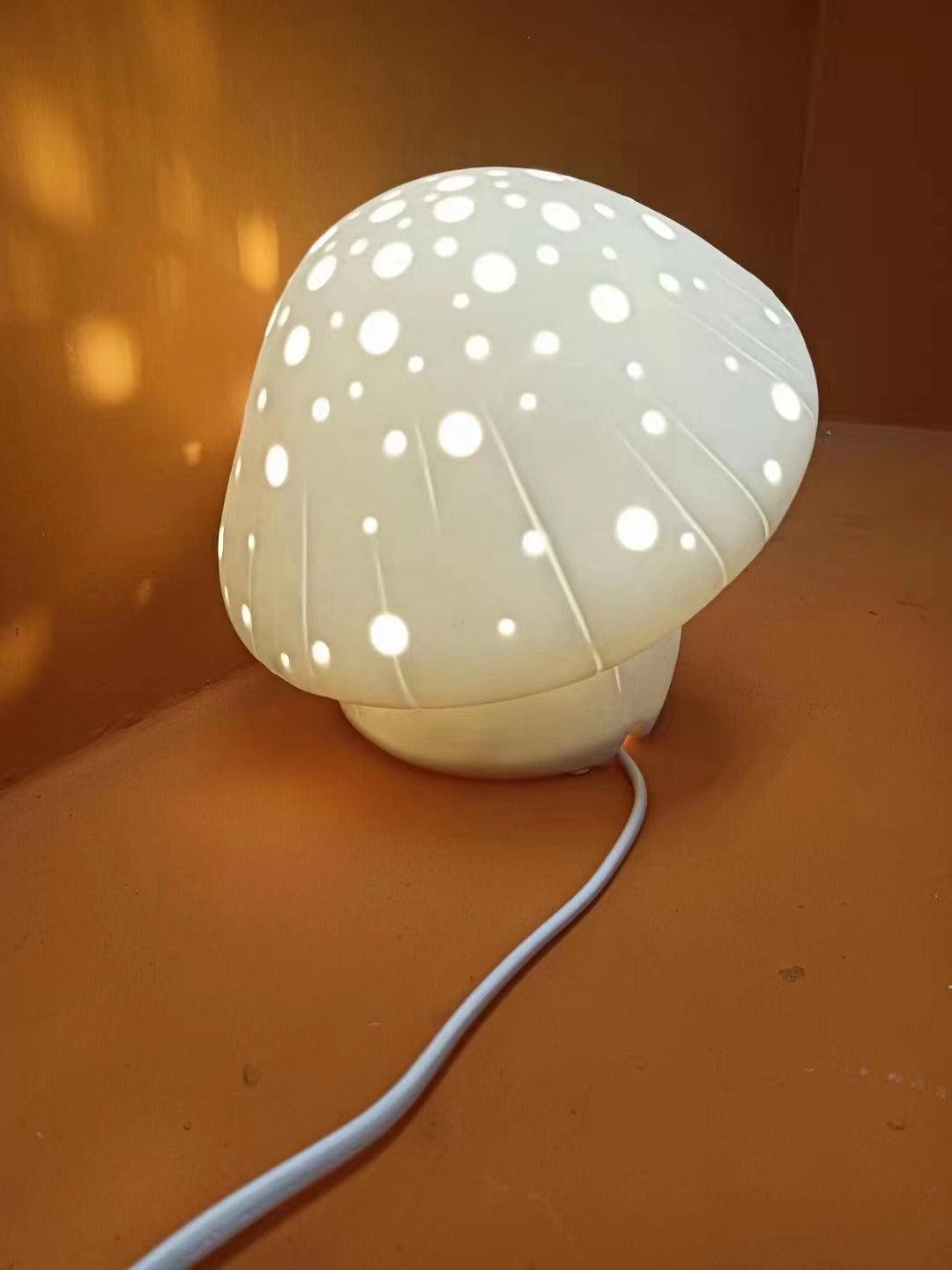 Cartoon Mushroom Skeletonized Table Lamp KL389