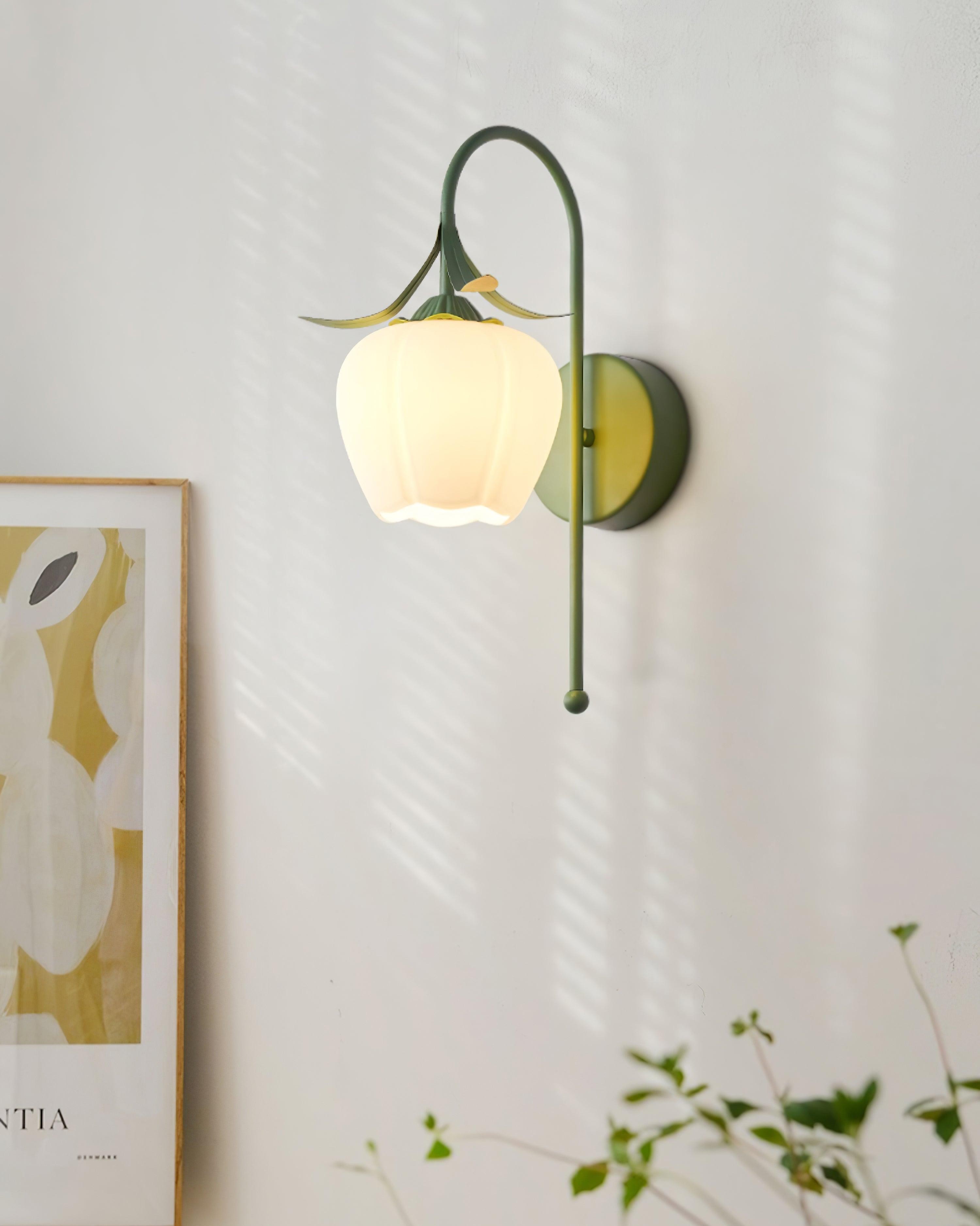 French Cream Style Flower Wall Lamp KL473