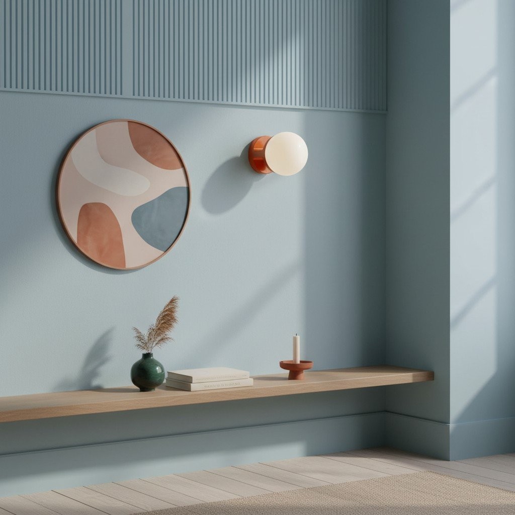 Nebulon Sculptural Ceramic Wall Light - Contemporary Wall Lamp for Living Spaces KL2196