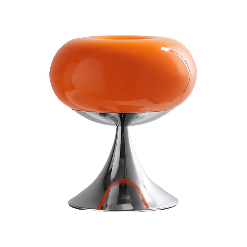 Lollora Apple Metal Glass Table Lamp - Soft Mood Lighting for Nightstand and Study KL128