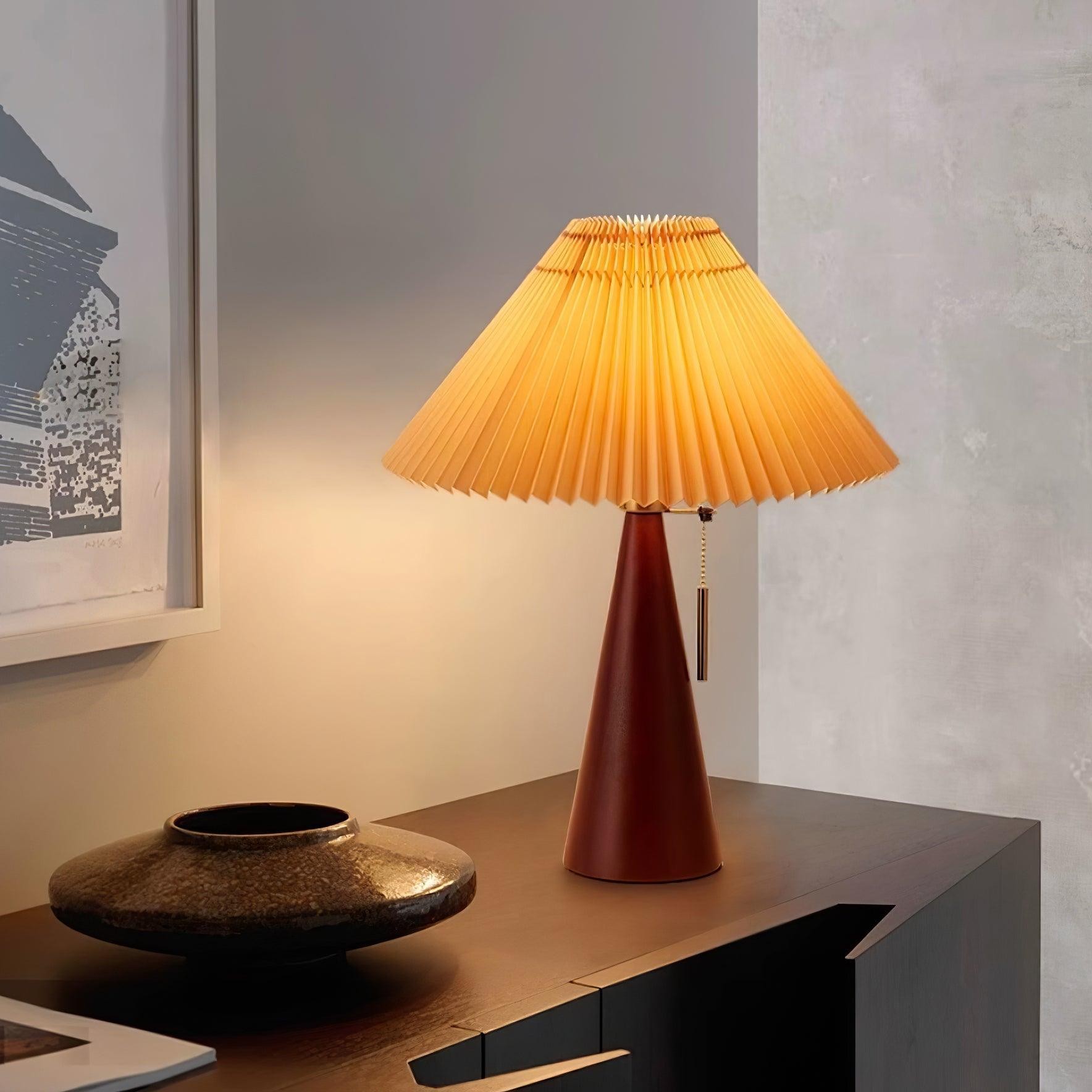 Fashion Vintage Wood Table Lamp KL420