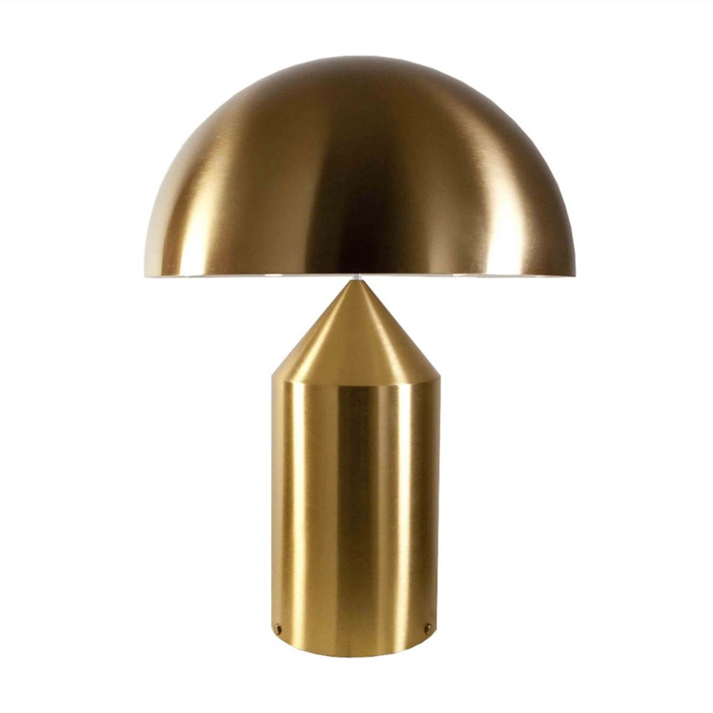 Atollo Metal Table Lamp - Decorative Dome Table Light for Office or Lounge