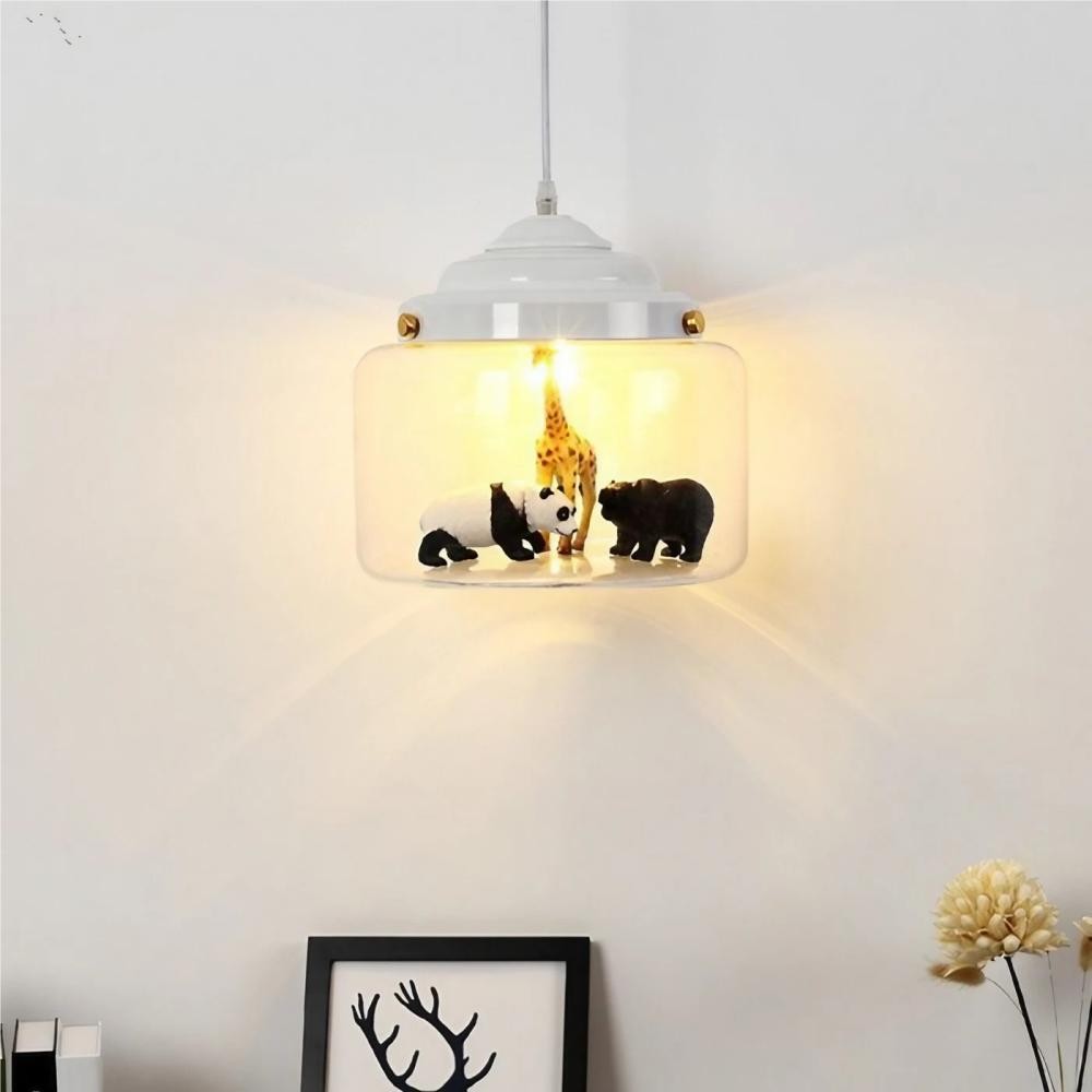 Decorative Little Zoo Glass Pendant Lamp KL05