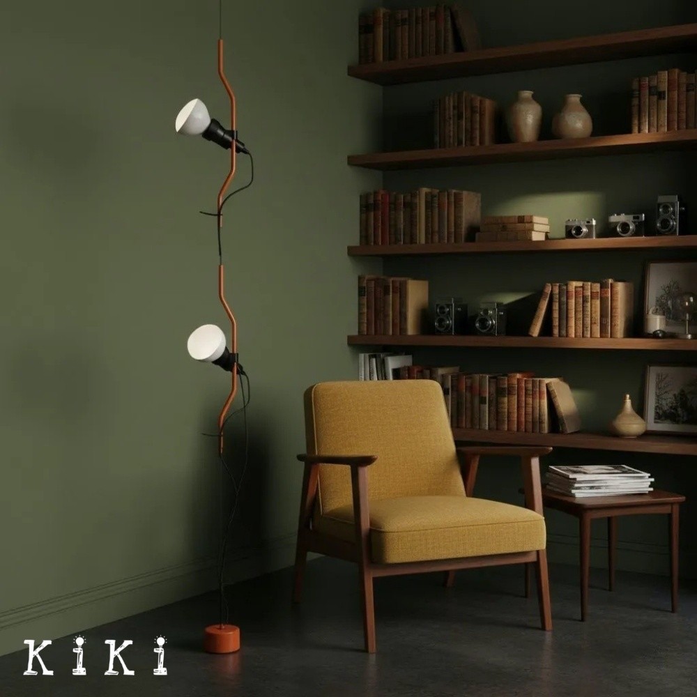 Parentesi Ceiling Lamp - Modern Adjustable Metal Pendant Light for Bedrooms