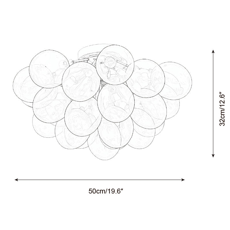 Bubbly Ceiling Lamp D303