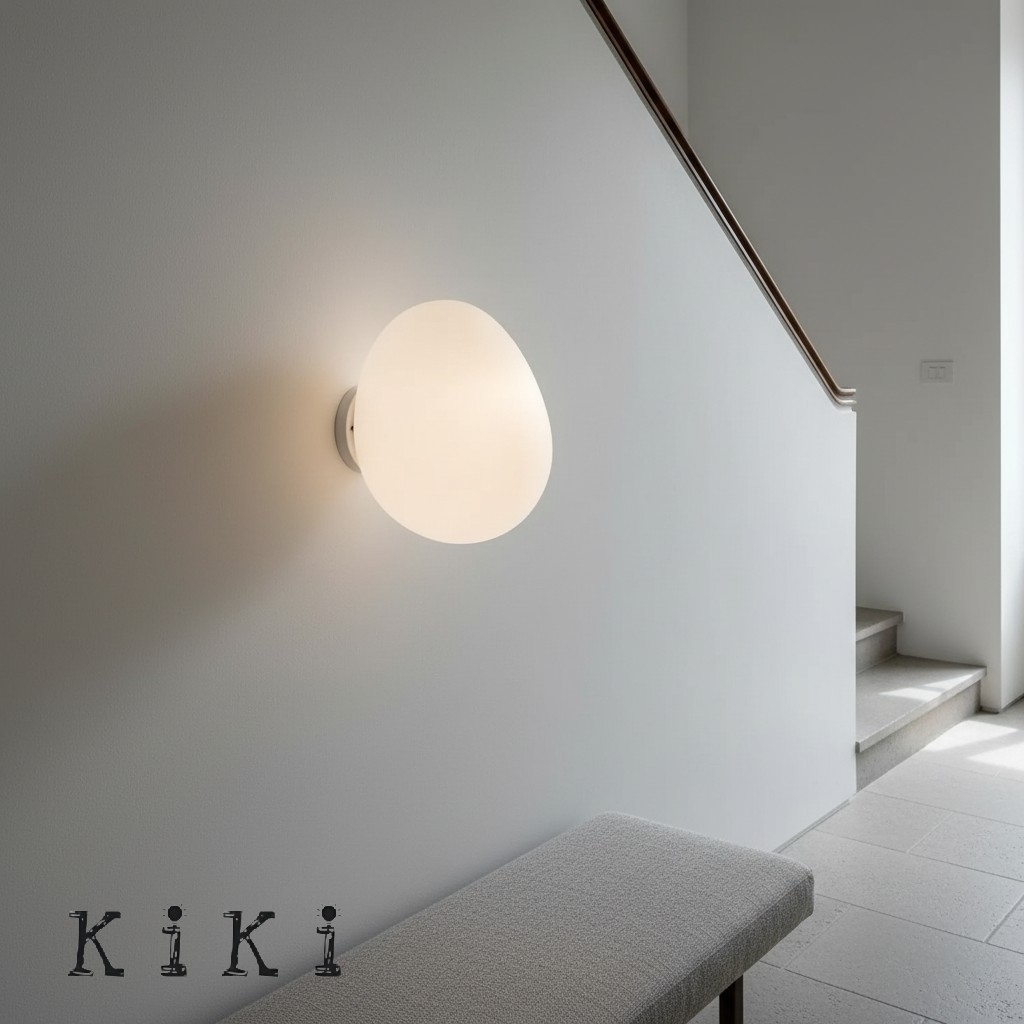 Gregg Wall Light Ceiling Light - Elegant White Shade for Home or Office Spaces