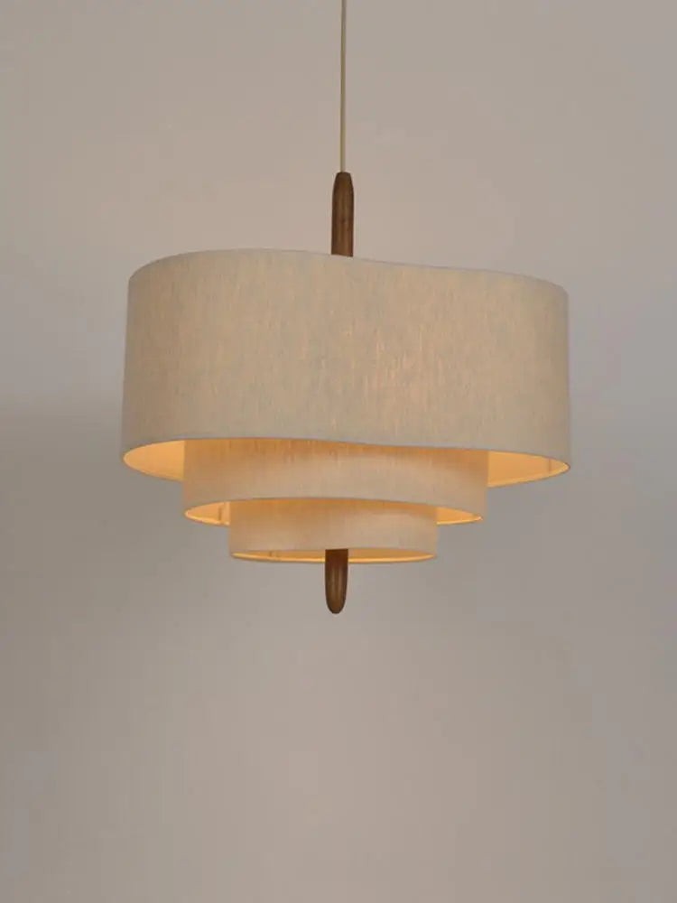 Modern Nordic Pendant Light - Handcrafted Textile Shade for Relaxation Corners KL476
