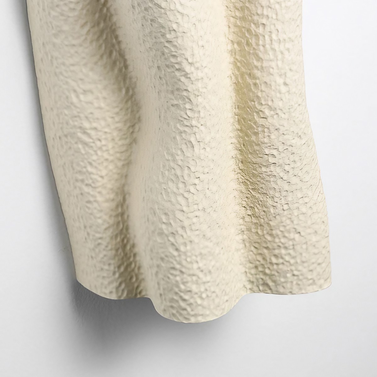 French Folded Resin Ribbed Wall Sconce For Hallway KL161