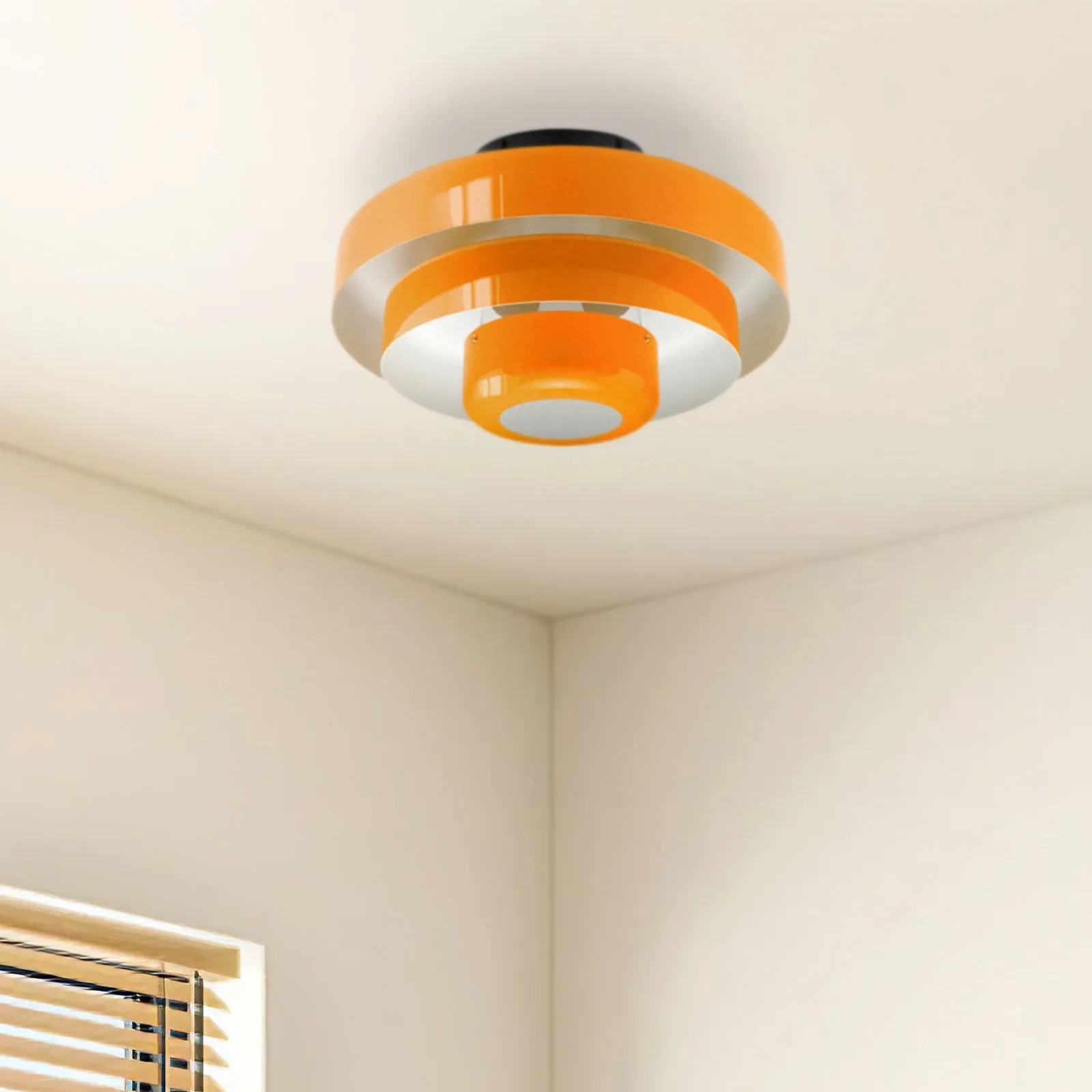 Three-Tier Bauhaus Ceiling Lamp - Bold Colors Ceiling Light for Bedroom or Lounge KL885
