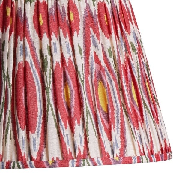 Thalune Pleated Ceramic Table Lamp - Decorative Lamp for Desk Room or Living Area KL2154