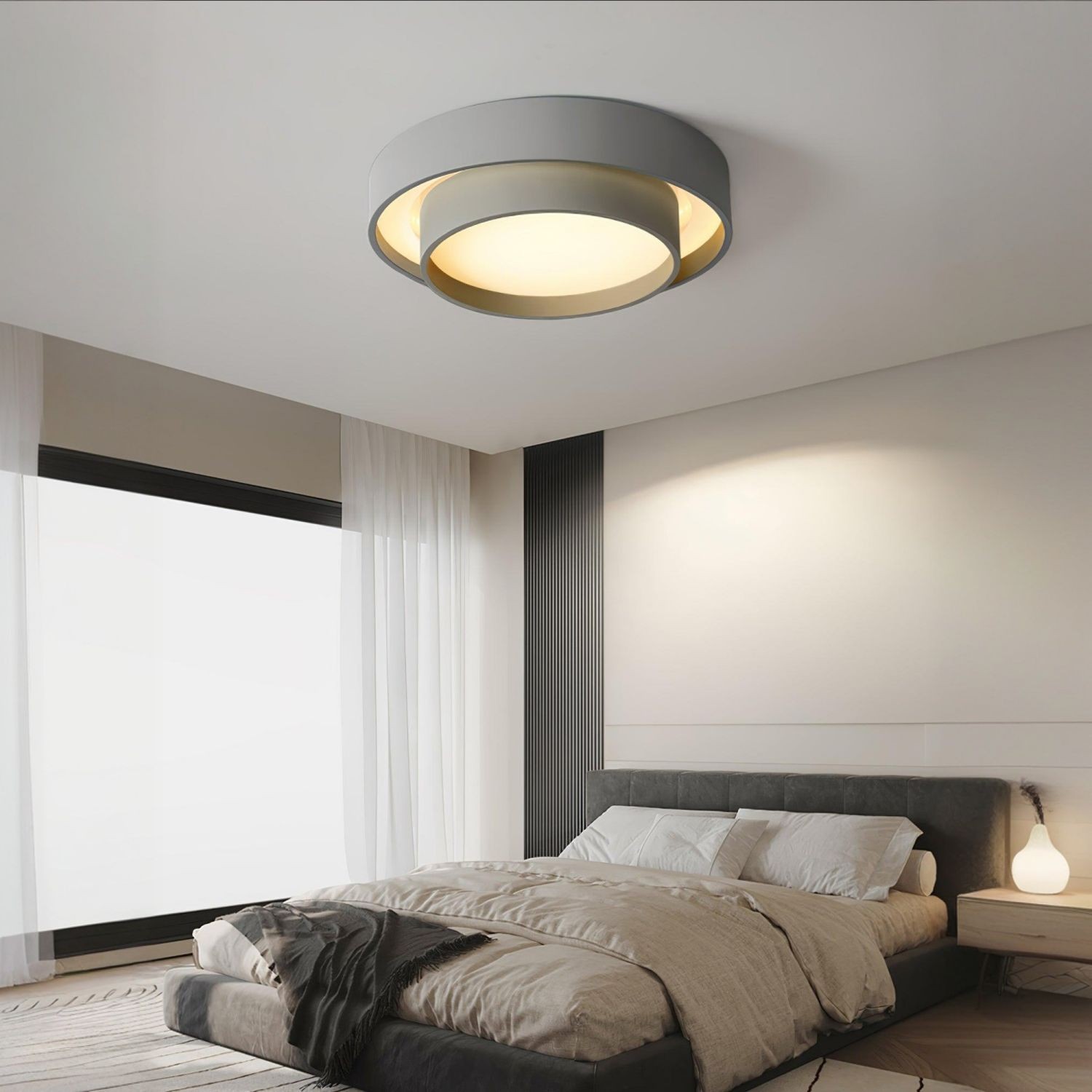 Modern Minimalist Melody Disc Ceiling Light KL24