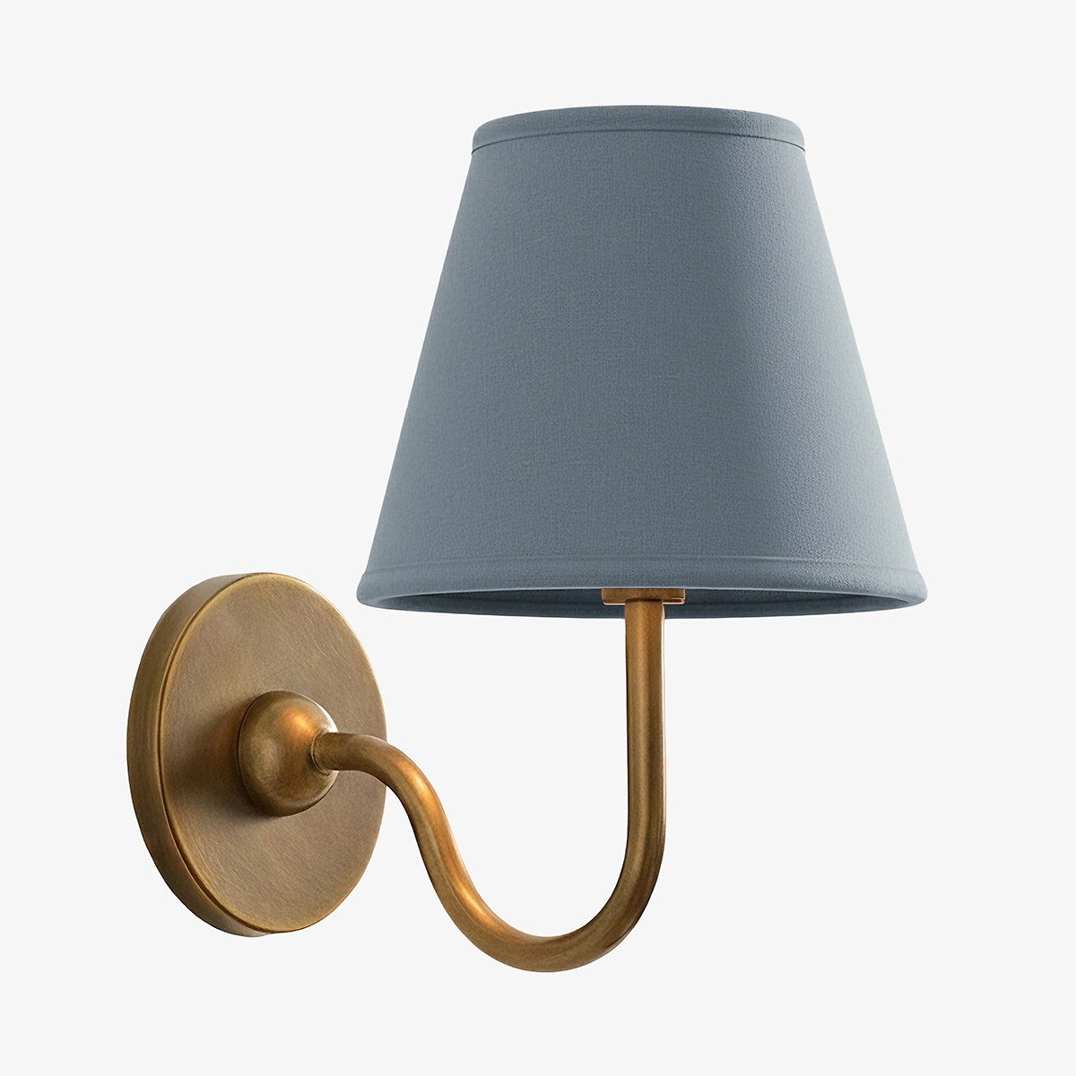 Luvora Vintage Pleated Shade Wall Lamp - Refined Linen Sconce For Bathroom or Corridor KL1272