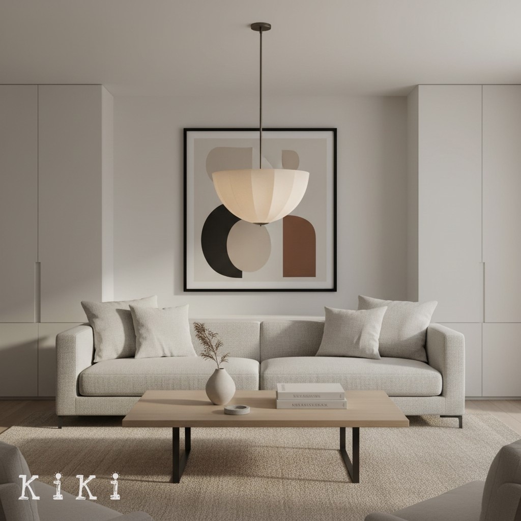 Lumarys Fabric Ceiling Light - Dome Shade Lighting for Hallway and Living Area KL1629