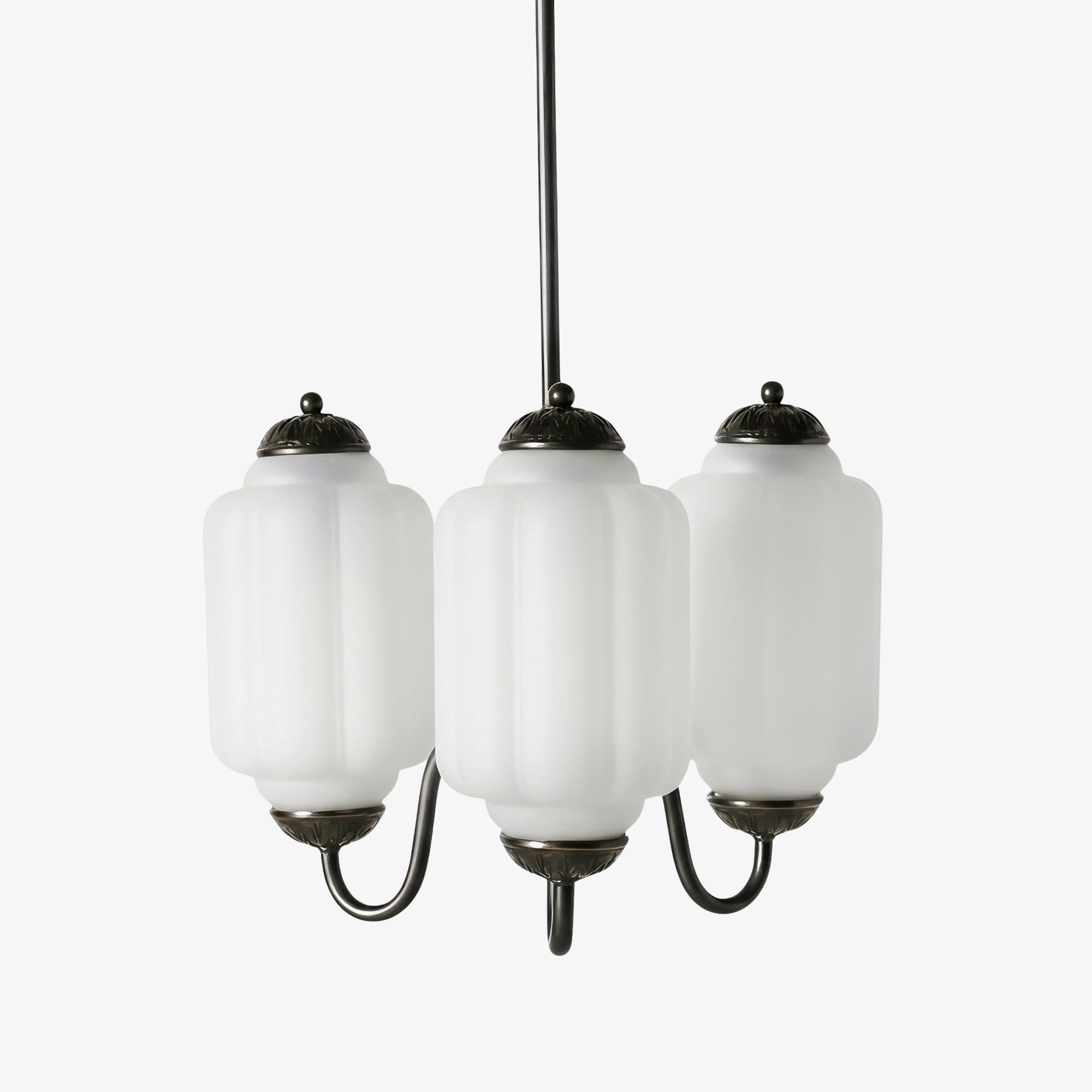 Eloise Vintage Glass Pumpkin Pendant Light - Decorative Lighting for Kitchen KL1453