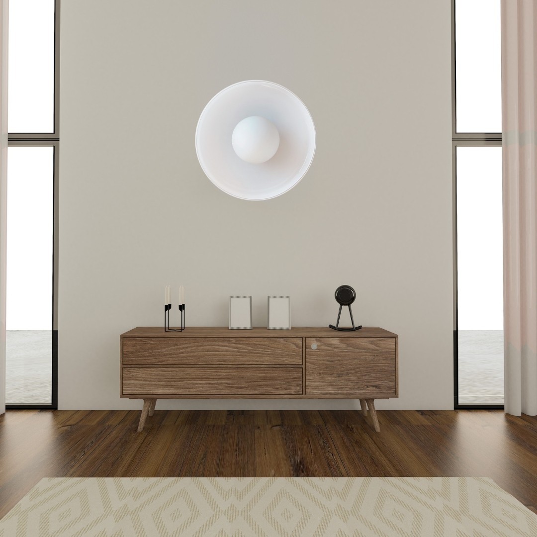 Morandi Disc Orb Wall Ceiling Lamp