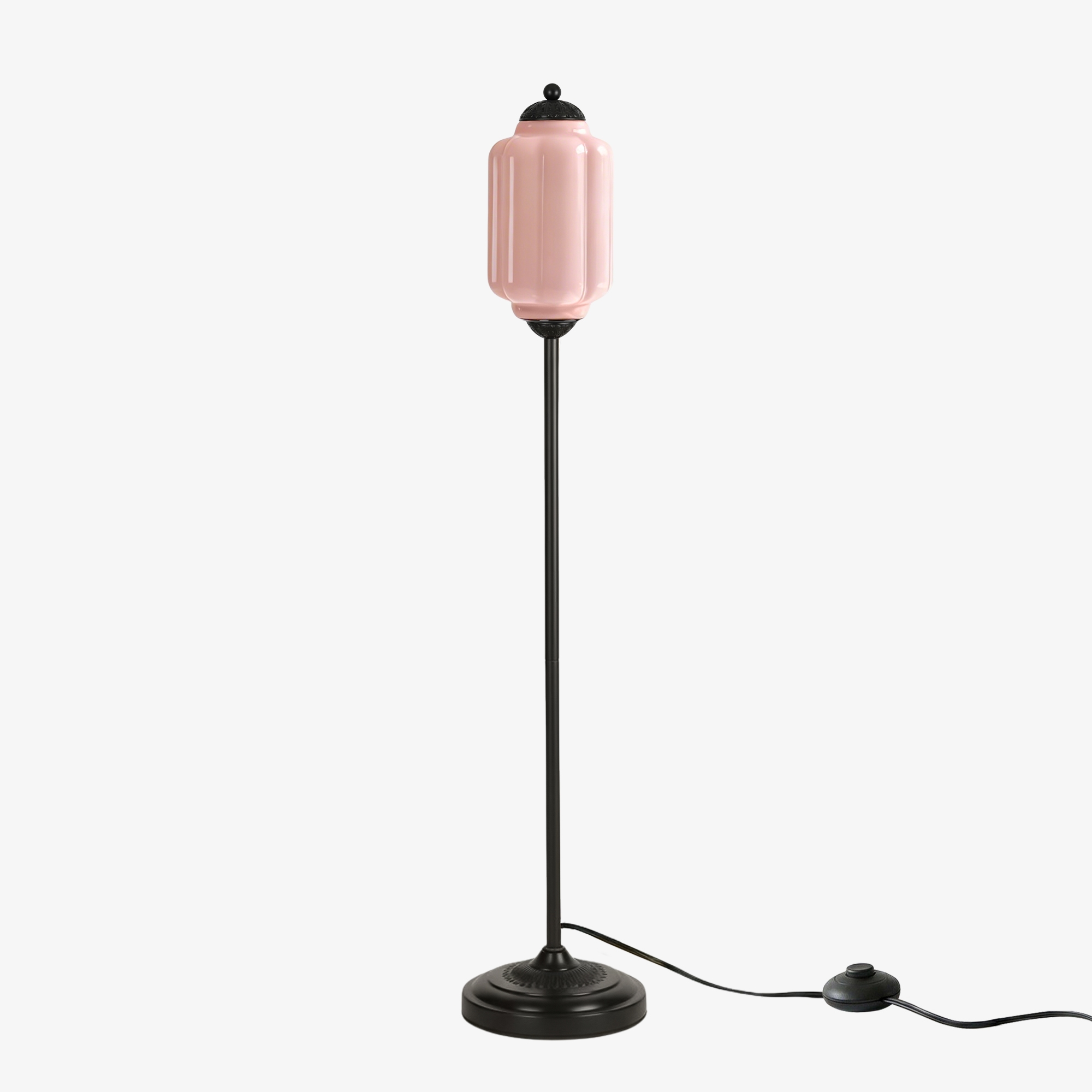 Eloise Artistic Textured Glass Floor Lamp - Elegant Lighting for Bedroom or Interior Space KL2330