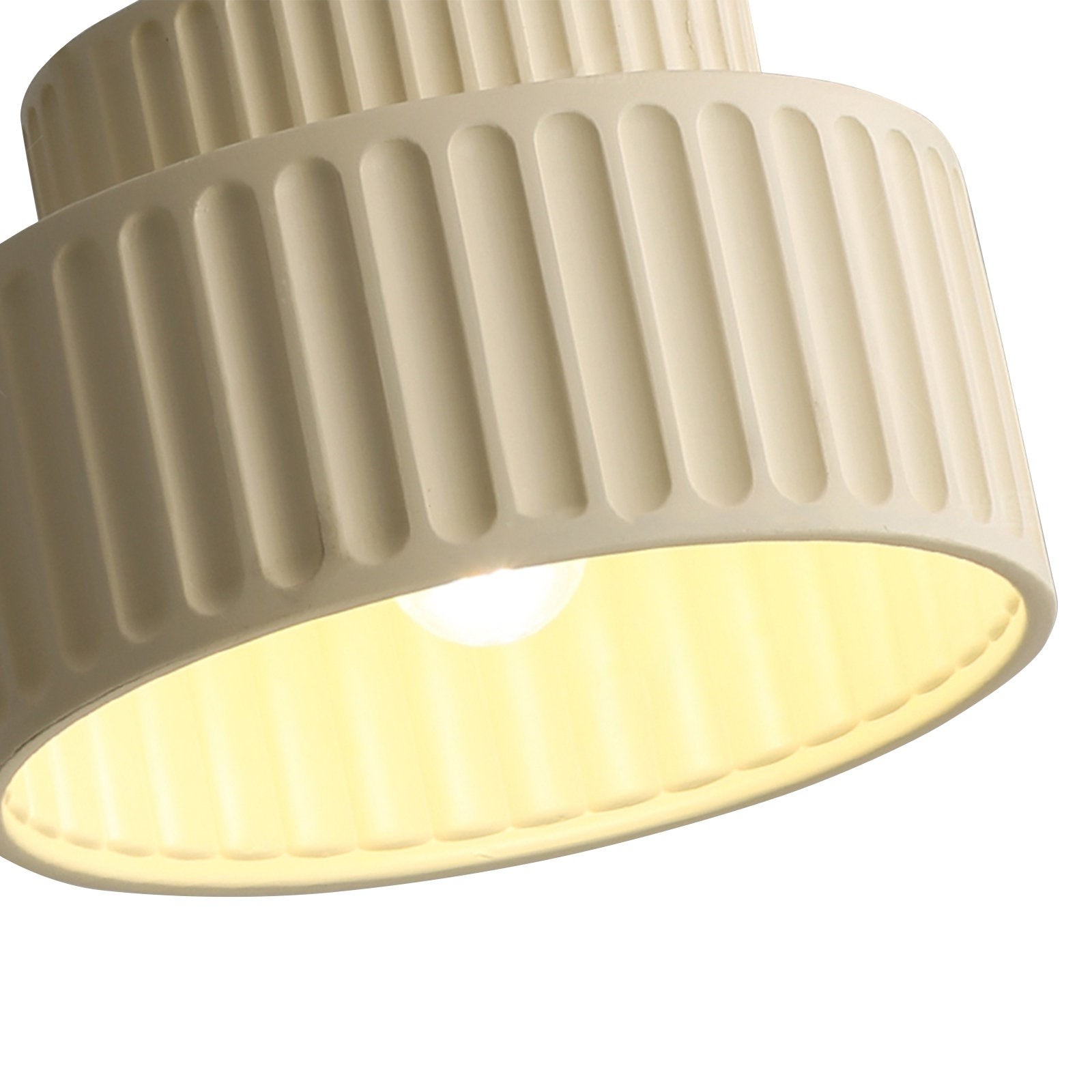 Nordic Cream Style Resin Bowl Pendant Light KL160