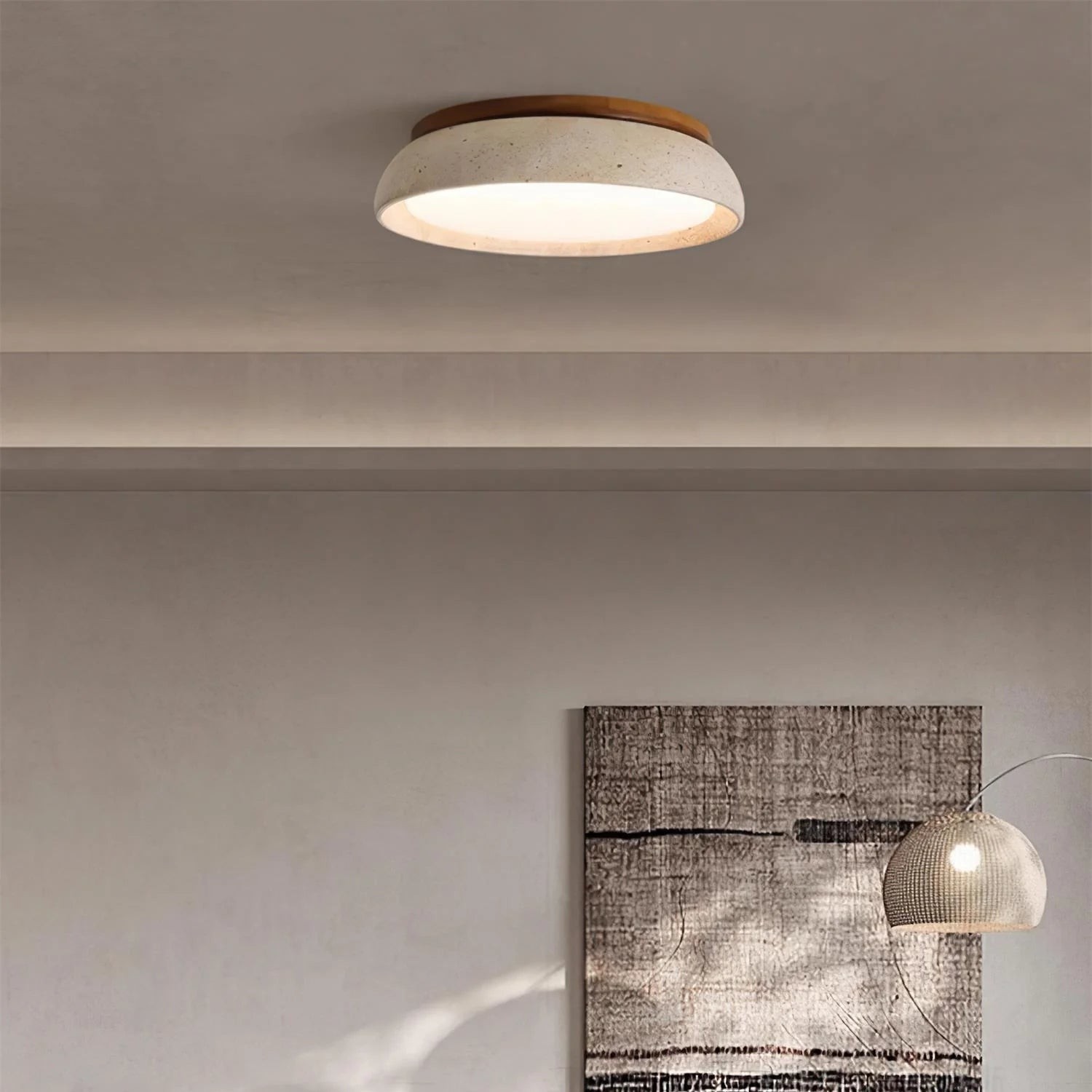 Modern Scandinavian Travertine Ceiling Light KL1556