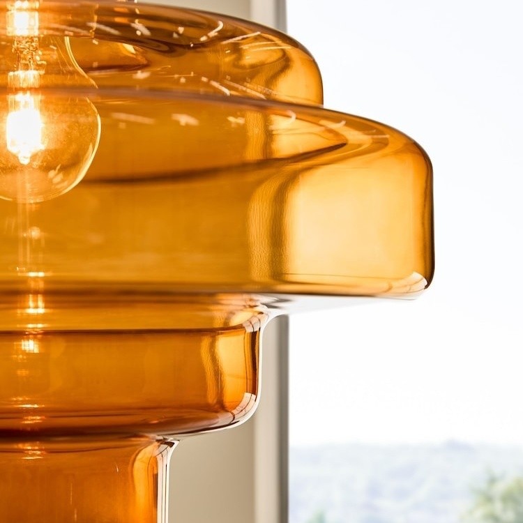 Modern Bauhaus Elegant Glass Effect Pendant Light KL1100